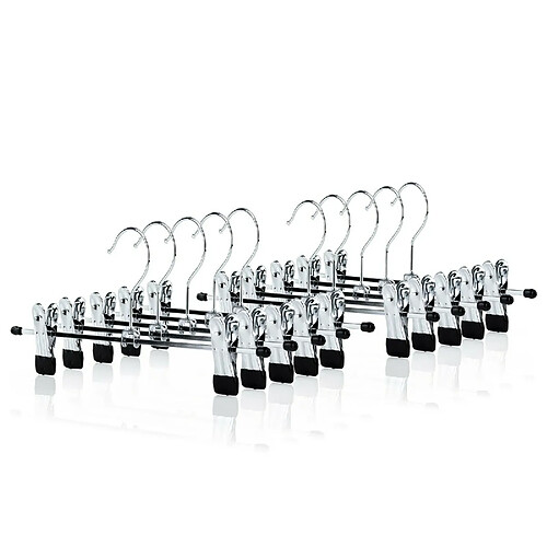 INF Cintre avec clips pour pantalon, jupe 10-pack