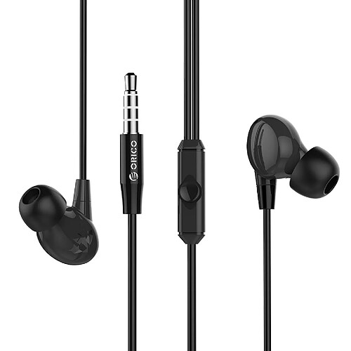 Wewoo SOUNDPLUS-RP1 - Casque d'écoute de musique avec microphone, 1,2 m, pour iPhone, Galaxy, Huawei, Xiaomi, LG, HTC et autres téléphones intelligents (Noir)