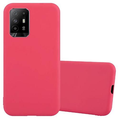 Cadorabo Coque Oppo A94 5G Etui en Rouge