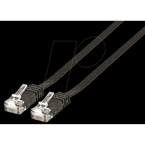 Hersteller: EFB-Elektronik RJ45 Flachkabel U/UTP, Cat.6 2,0m schwarz (MK6003.2B)