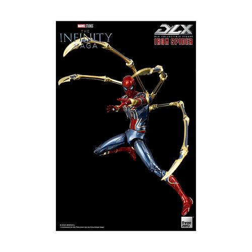 Threezero Infinity Saga - Figurine 1/12 DLX Iron Spider 16 cm