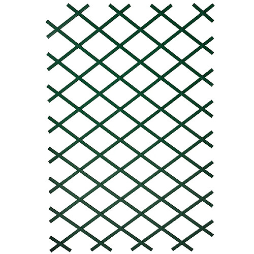 Nature Treillis de jardin 2 pcs 100 x 200 cm PVC Vert