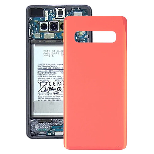 Wewoo Cache batterie pour Galaxy S10 SM-G973F / DS SM-G973U SM-G973W Rose