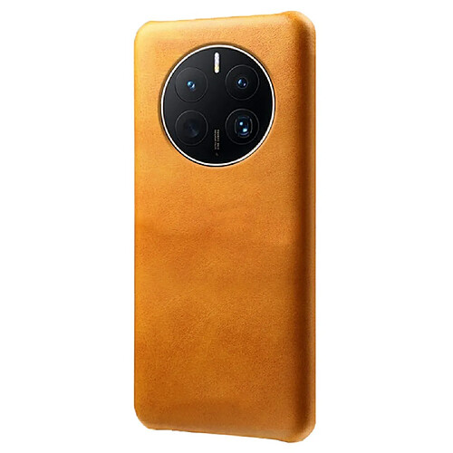 Coque en TPU + PU texture des mollets, ultra fine pour votre Huawei Mate 50 Pro 4G - orange