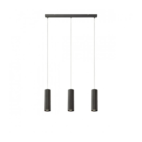 Markslojd Suspension Costilla Métal Gris 3 ampoules 1760cm