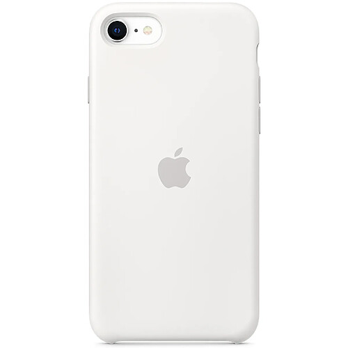 Apple Coque en silicone pour l'iPhone SE (2022 / 2020) - White