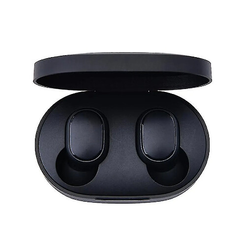 Universal Oreille casque basse stéréo dans un casque Bluetooth sans fil automatique | Casque Bluetooth (noir)