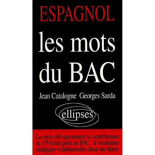 Espagnol, les mots du bac · Occasion