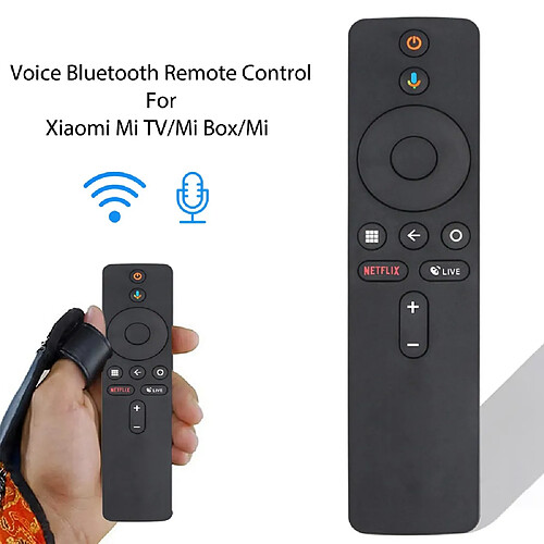 Universal Télécommande Bluetooth pour télécommande vocale hautement sensible de Xiaomi TV/Xiaomi Box avec commande assistante | Télécommande (pour Xiaomi Box S)