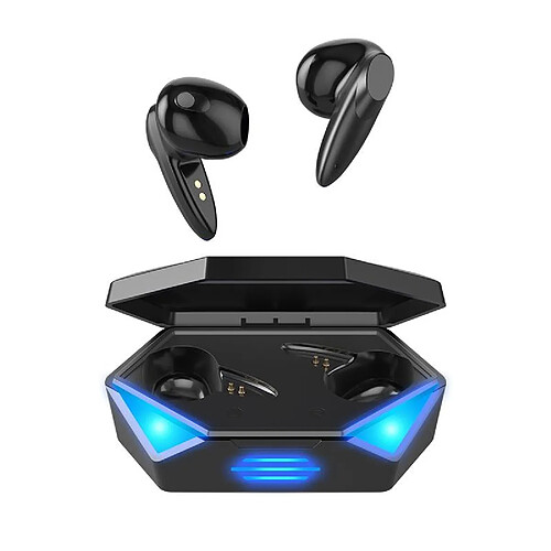 Yonis Ecouteurs Bluetooth Gaming Stéréo Noir