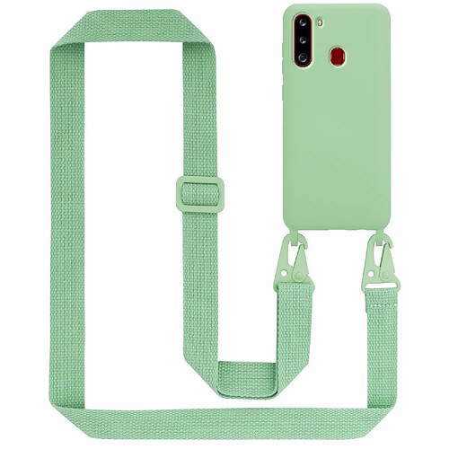 Cadorabo Etui Samsung Galaxy A21 Coque en Vert