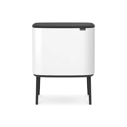 Poubelle 2 seaux 11+23l blanc - 313547 - BRABANTIA