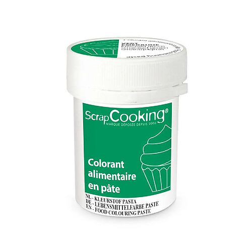 Scrapcooking Colorant alimentaire en pâte 20 g - Vert émeraude