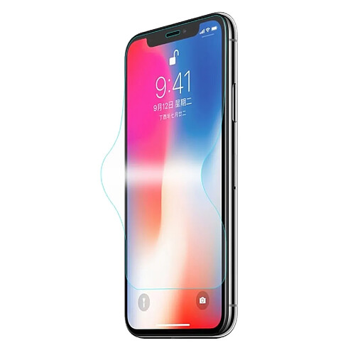 Wewoo 0.1mm 3D Film de protection anti-déflagrant Hydrogel antidéflagrant pour iPhone XR, TPU + TPE + PET