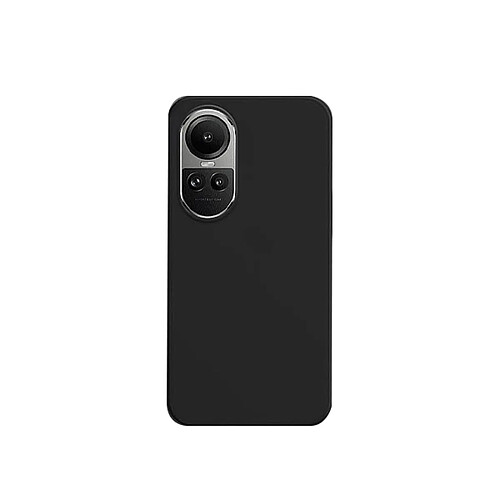 PHONECARE Coque Silicone Liquide pour Oppo Reno10 Pro - Noir