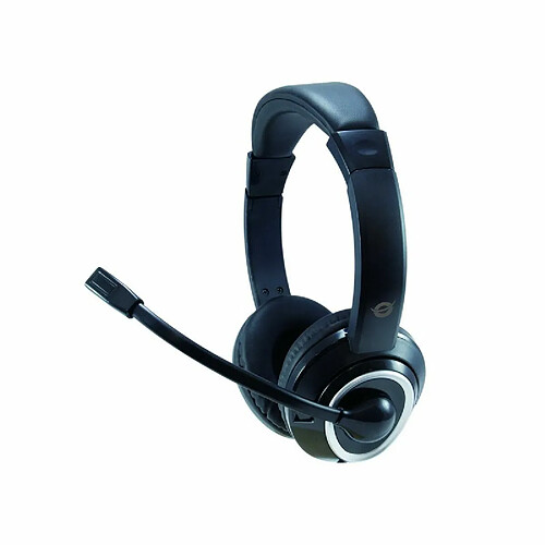 Casque Conceptronic POLONA Blanc Noir