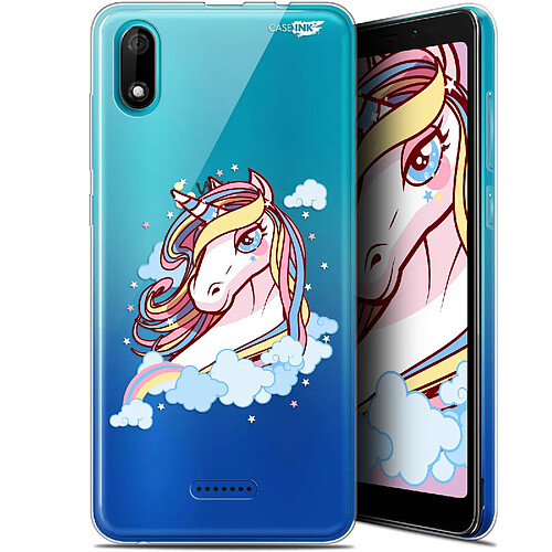 Caseink Coque arrière Wiko Y60 (5.45 ) Gel HD [ Nouvelle Collection - Souple - Antichoc - Imprimé en France] Lalicorne