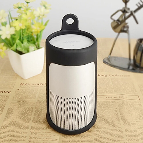 Wewoo Housse de protection portable haut-parleur Bluetooth pour gel de silice antichoc Bose Soundlink Revolve Noir