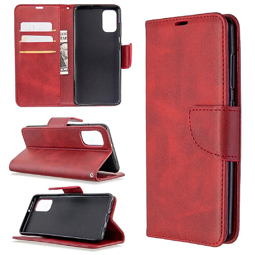 Etui en PU avec support rouge pour votre Samsung Galaxy A41 (Global Version)