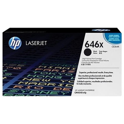 HP 646X Toner Noir CE264X