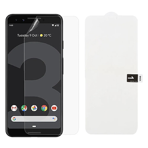 Wewoo Film protecteur de protection avant avec Hydrogel souple pour Google Pixel 3