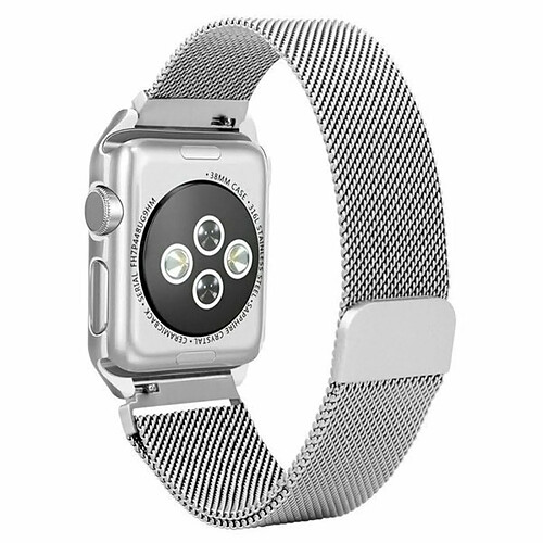 PHONECARE Bracelet Milanais Avec Fermoir Magnétique pour Apple Watch Edition Series 7 - 41mm - Gris