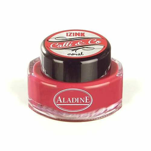 AladinE Encre de calligraphie - Corail - 15 ml