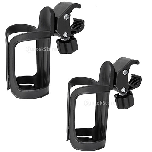 2pcs Porte-bouteille d'Eau Réglable 360 Degrés Rotation de Vélo