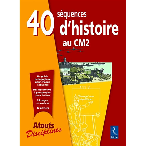 40 séquences d'histoire au CM2 · Occasion