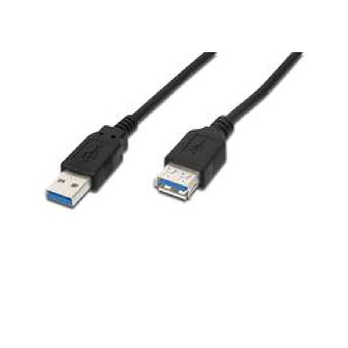 Digitus DK-300203-018-S câble USB USB A Noir