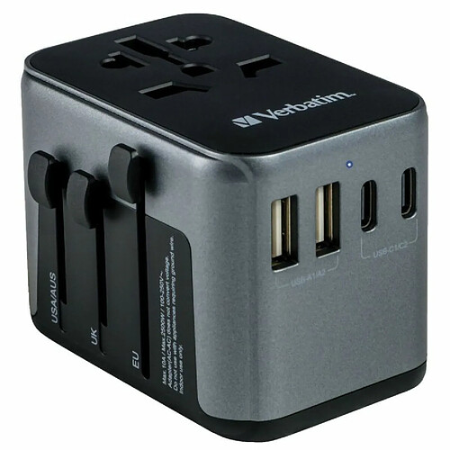 Sony Pictures Home Entertainment Verbatim UTA-04 Universal Reisestecker & USB-C/A Charger 61 W (49546)