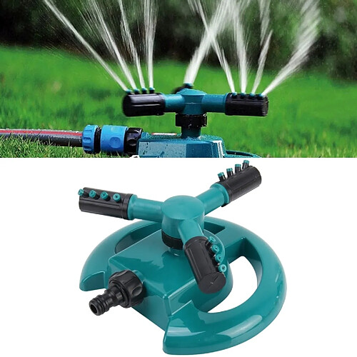 Wewoo Jardin automatique Rotation Buse 360 Degrés Rotatif Arroseur Pelouse Arrosage D'irrigation avec 1/2 pouce Connecteur De Tuyau D'eau