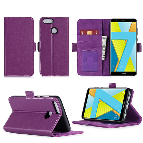 Xeptio Huawei Honor 7X - Housse portefeuille violet