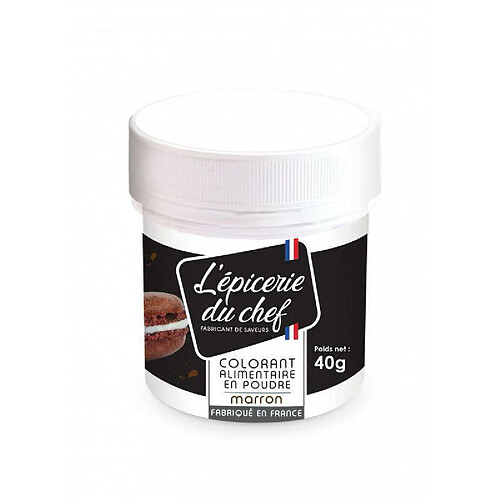 Scrapcooking Colorant alimentaire en poudre marron 40 g