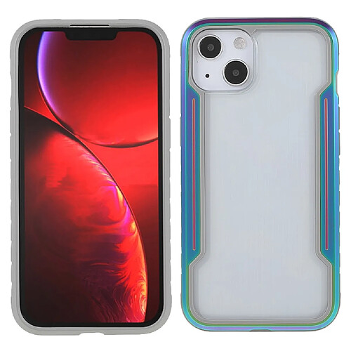 Coque en TPU + acrylique, antichoc, hybride coloré pour votre Apple iPhone 13 6.1 pouces