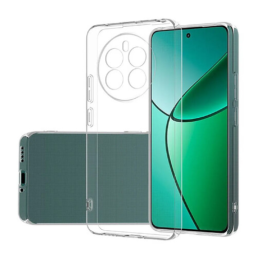 Htdmobiles Coque pour Realme 12 Pro et Realme 12 Pro+ Plus 5G - housse etui silicone gel fine + film ecran - TRANSPARENT TPU