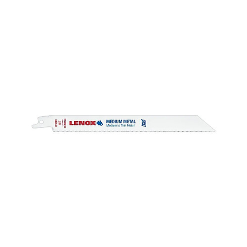 IRWIN Carte de 5 lames scie sabre Bimétal 818R 200 x 20 x 09 mm pour métal et inox médium 15 à 5 mm coupe flexible