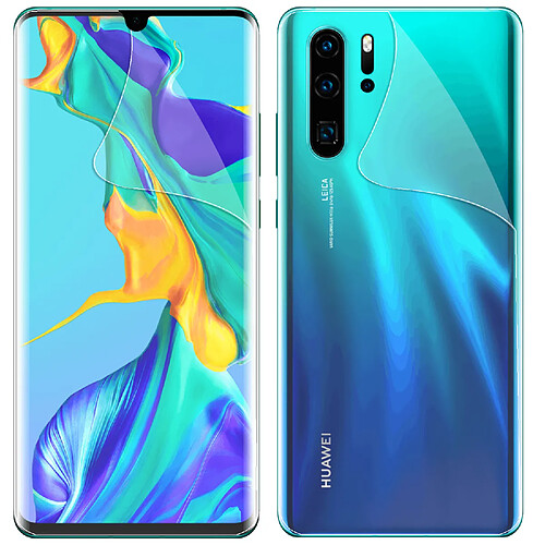 Film ecran avant et arrière de protection en hydrogel souple pour Huawei P30 Pro 6.47" - VISIODIRECT -