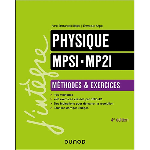 Physique MPSI, MP2I : méthodes & exercices