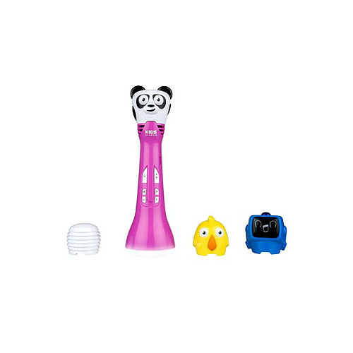 Microphone de karaoké pour enfants BigBen avec changeur de voix Rose