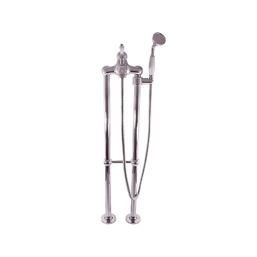 Rav Colonne de douche sur pied LABE avec douchette en chrome 110 cm