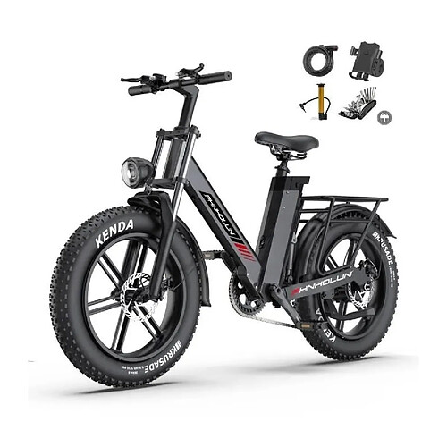 Vélo électrique PHNHOLUN C6 PRO 1000W 48V 17AH pneus 26"