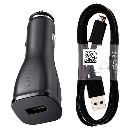 Chargeur voiture samsung micro usb 2A quickcharge noir