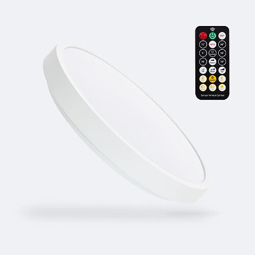 Ledkia Plafonnier LED Rond 18W avec Détecteur de Mouvement Radar Ø300 mm Blanc neutre 4000K