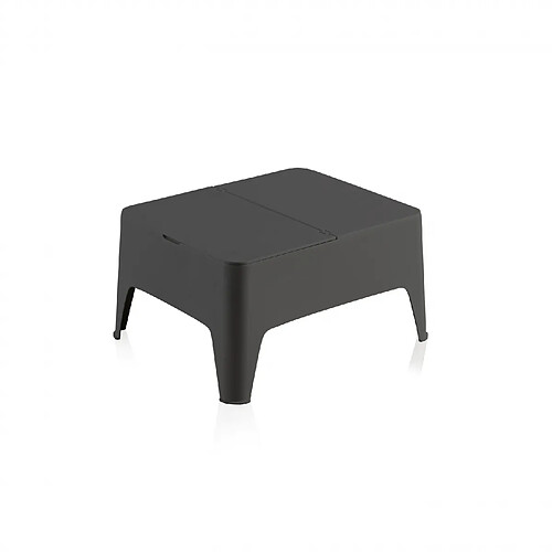 Concept Usine Table d'appoint grise ALASKA