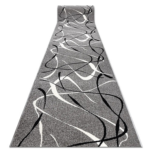 RUGSX Tapis de couloir SILVER CHOCO gris 60 cm 60x150 cm