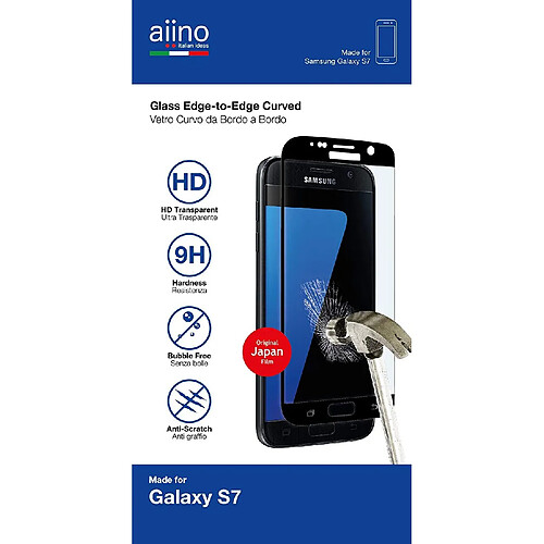 Aiino Verre trempé Protection écran Galaxy S7