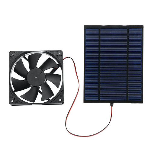 20W 12V Panneau Solaire Ventilateur Solaire Encadré Module de Panneau Solaire BRICOLAGE Charge Portable