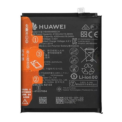 Batterie Huawei P30 Pro Mate 20 Pro 4200mAh Original HB486486ECW Noir