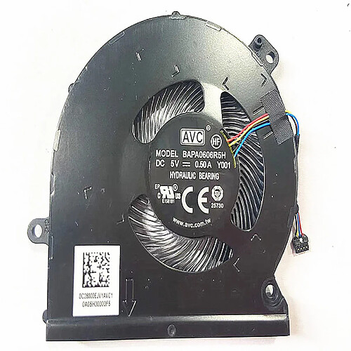 Ventilateur de refroidissement de CPU de l'ordinateur portable Accessoires de remplacement pour Lenovo Yoga S740-14IIL